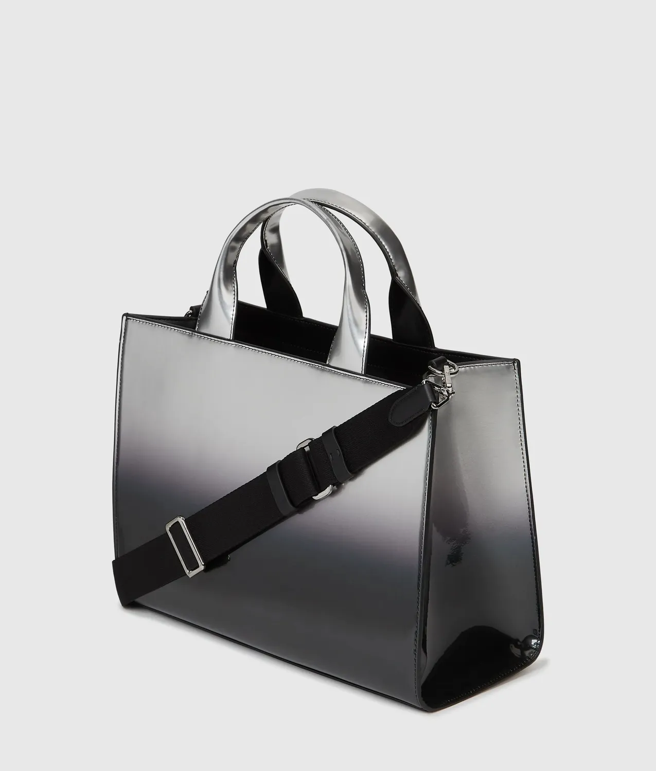 Karl Lagerfeld Rue St-Guillaume Tote degradé glänzend