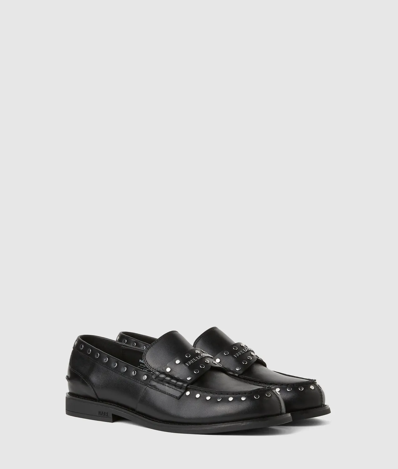 Karl Lagerfeld Mia Loafer Damen Nieten Slipper schwarz