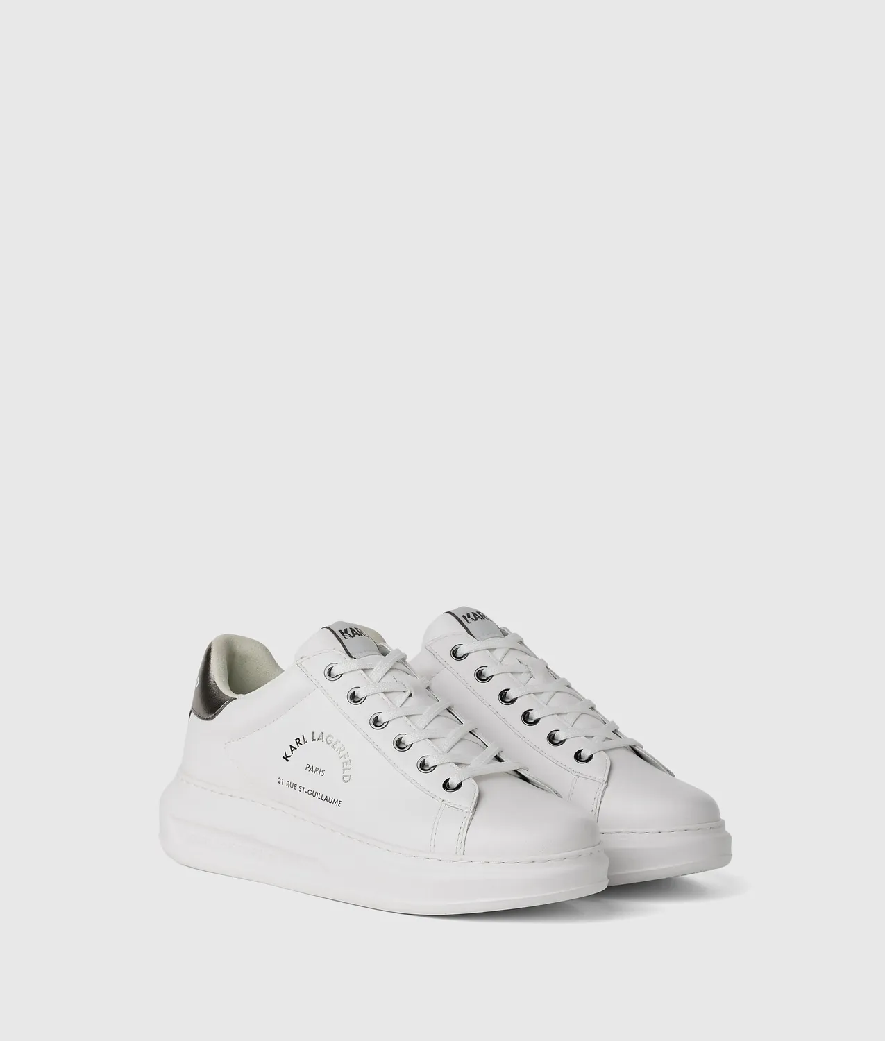 Karl Lagerfeld Kapri Maison Sneaker Damen Leder weiß