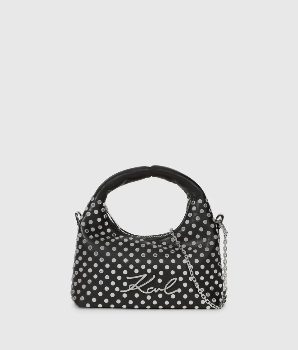 Karl Lagerfeld K/Soiree Handtasche Mini Nieten Kette