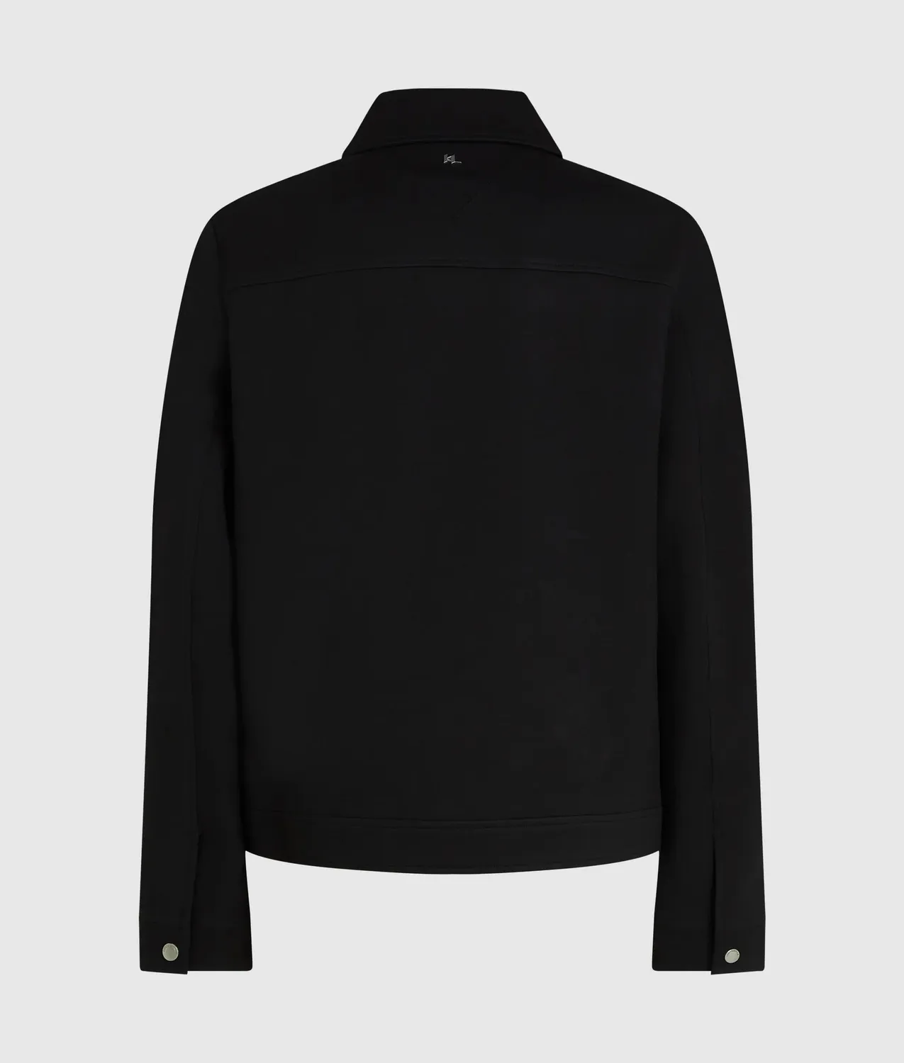 Karl Lagerfeld Zip-up Punto Jacke mit Kragen
