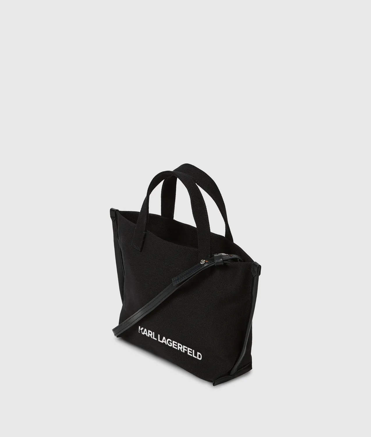 Karl Lagerfeld Ikon Strass Shopper klein schwarz