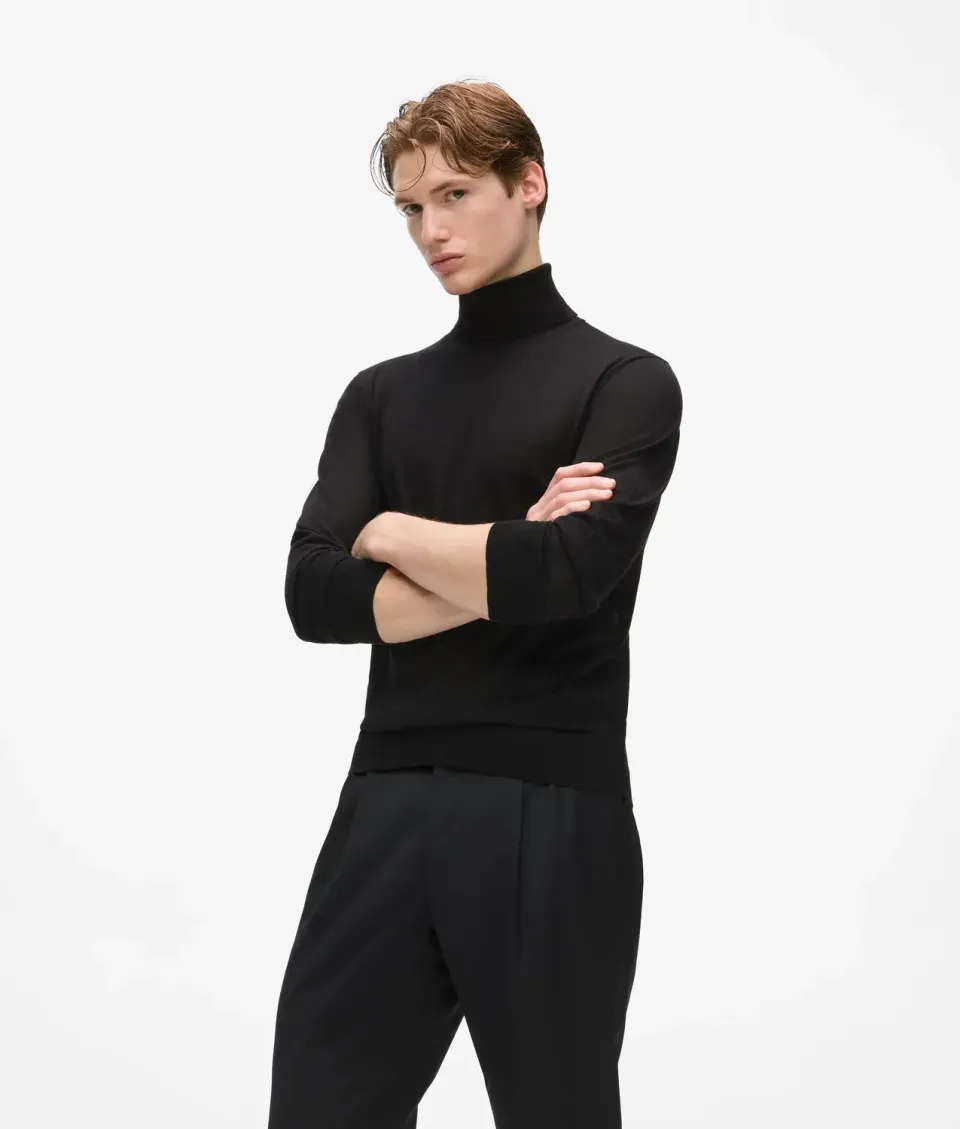 Karl Lagerfeld KL Studio Rollkragenpullover Cashmere-Seide