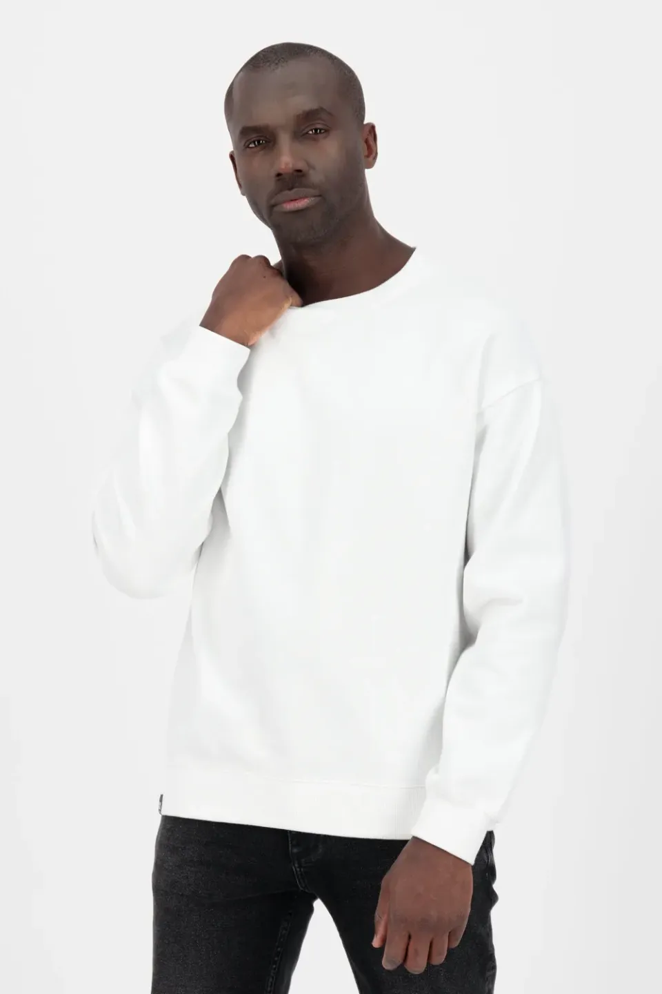 Alife & Kickin LucAK A Sweatshirt Weiß Herren Baumwolle
