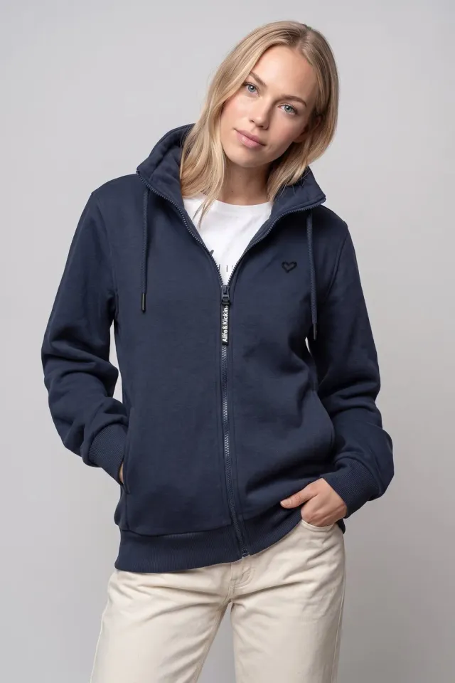 Alife & Kickin LisbethAK A Sweatjacke Dunkelblau Damen
