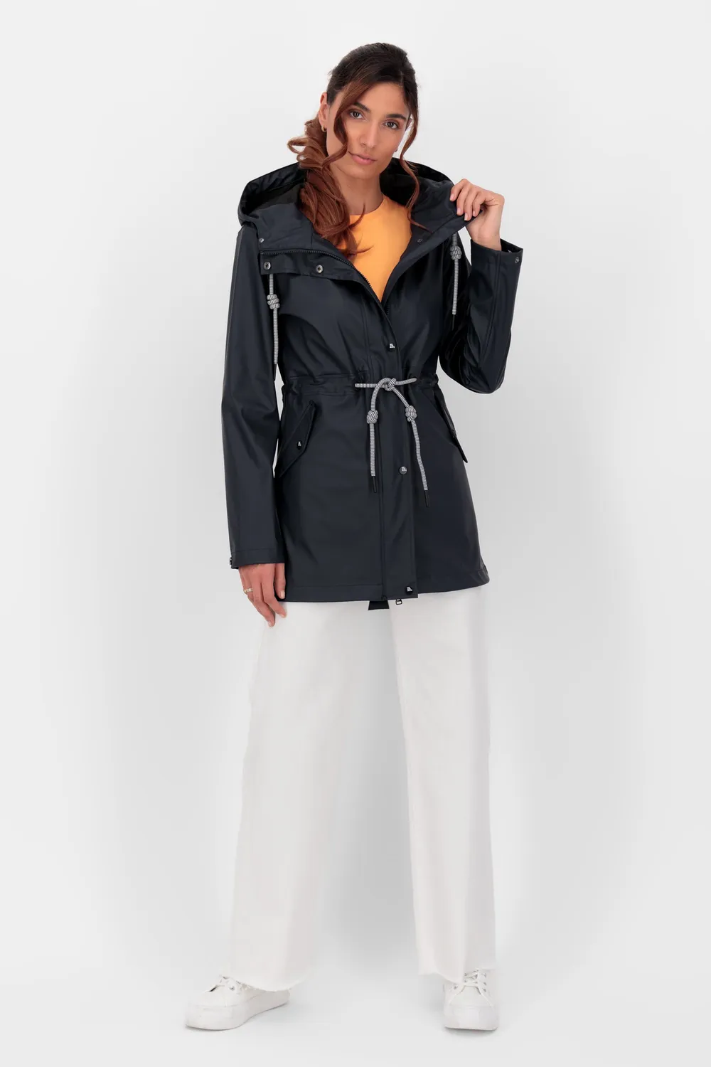Alife & Kickin EloiseAK A Regenparka Dunkelblau Damen