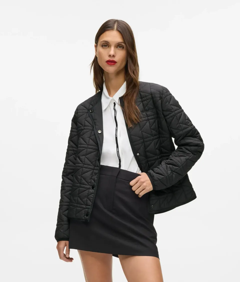 Karl Lagerfeld Steppjacke leicht schwarz packbar XS-XL