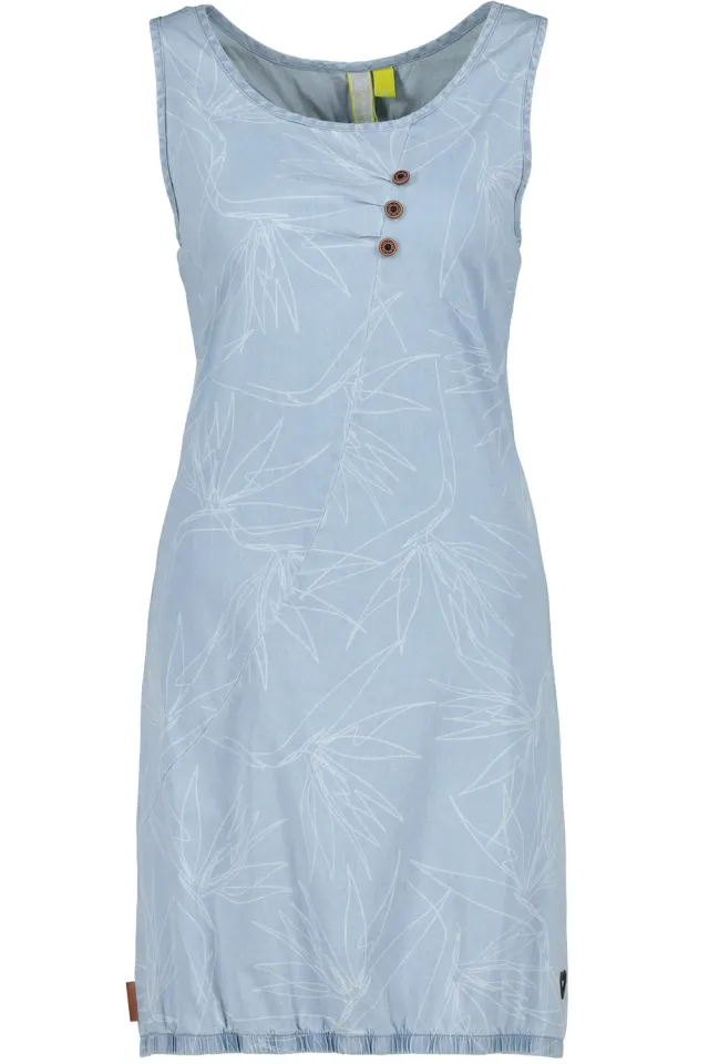 Alife & Kickin CameronAK Kleid Denim Hellblau
