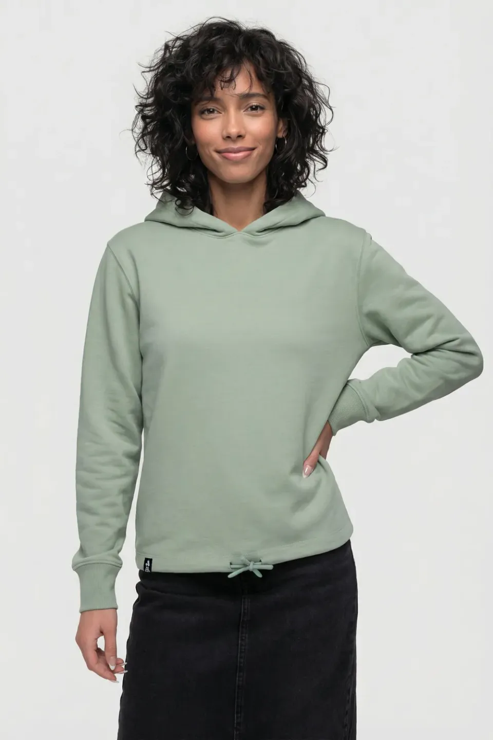Alife & Kickin MalinAK A Hoodie Hellgrün Damen Baumwolle
