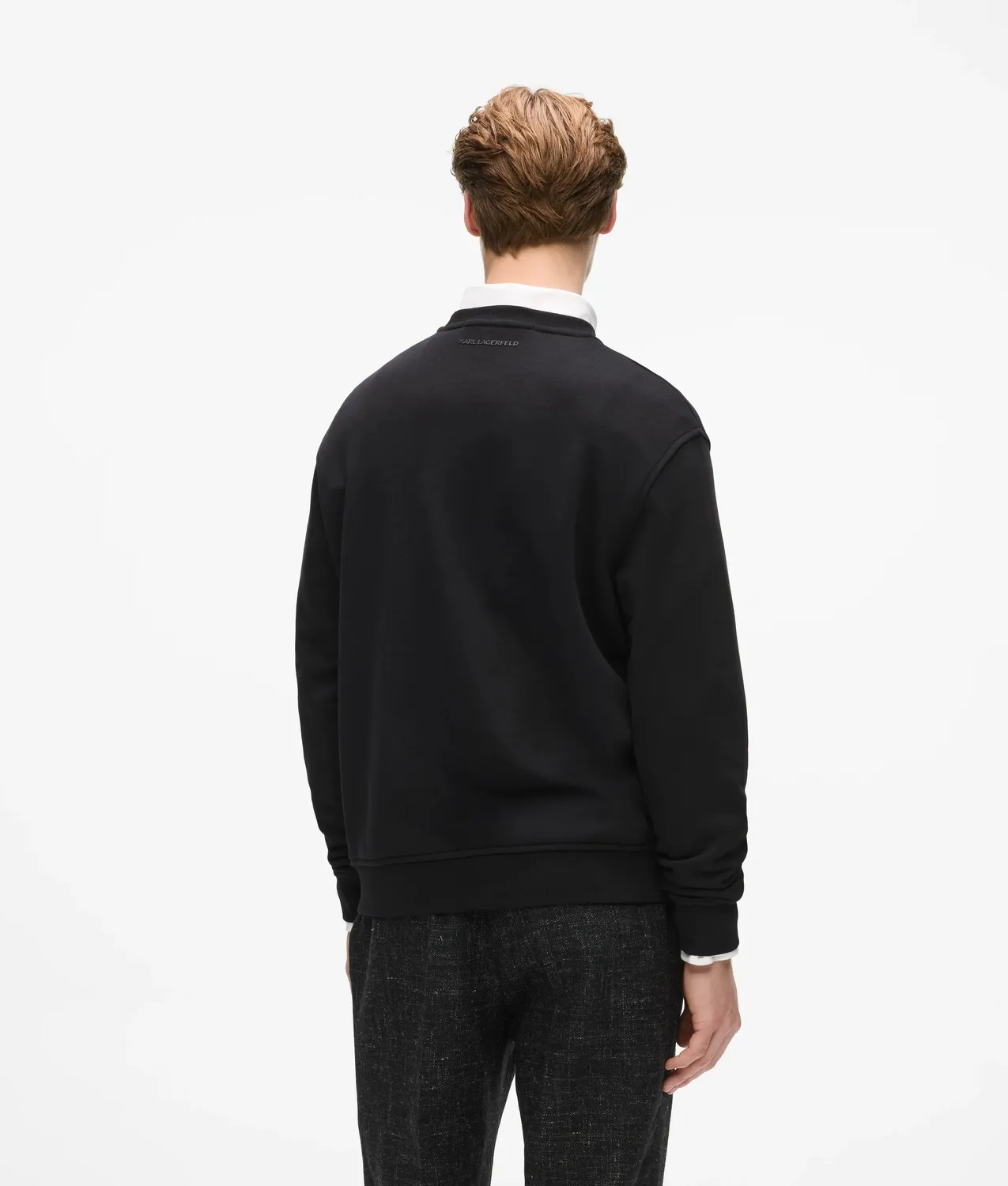 Karl Lagerfeld Monogram Sweatshirt Herren Rundhals