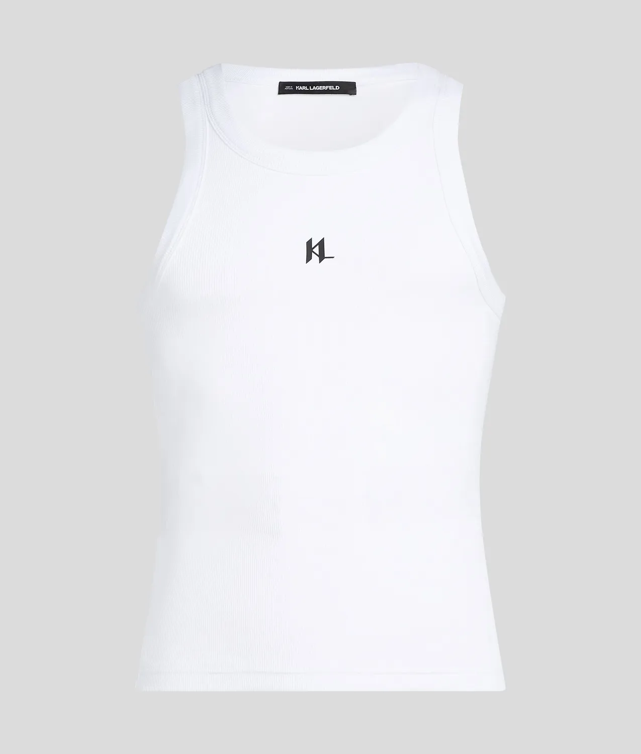 Karl Lagerfeld Monogram Tank Top Rippe Damen