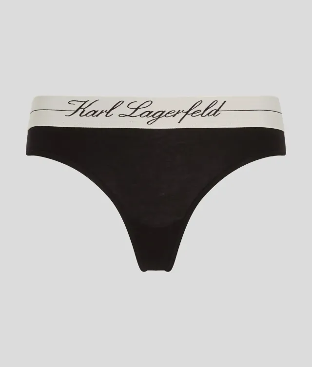 Karl Lagerfeld Hotel Karl String Thong Low-Rise