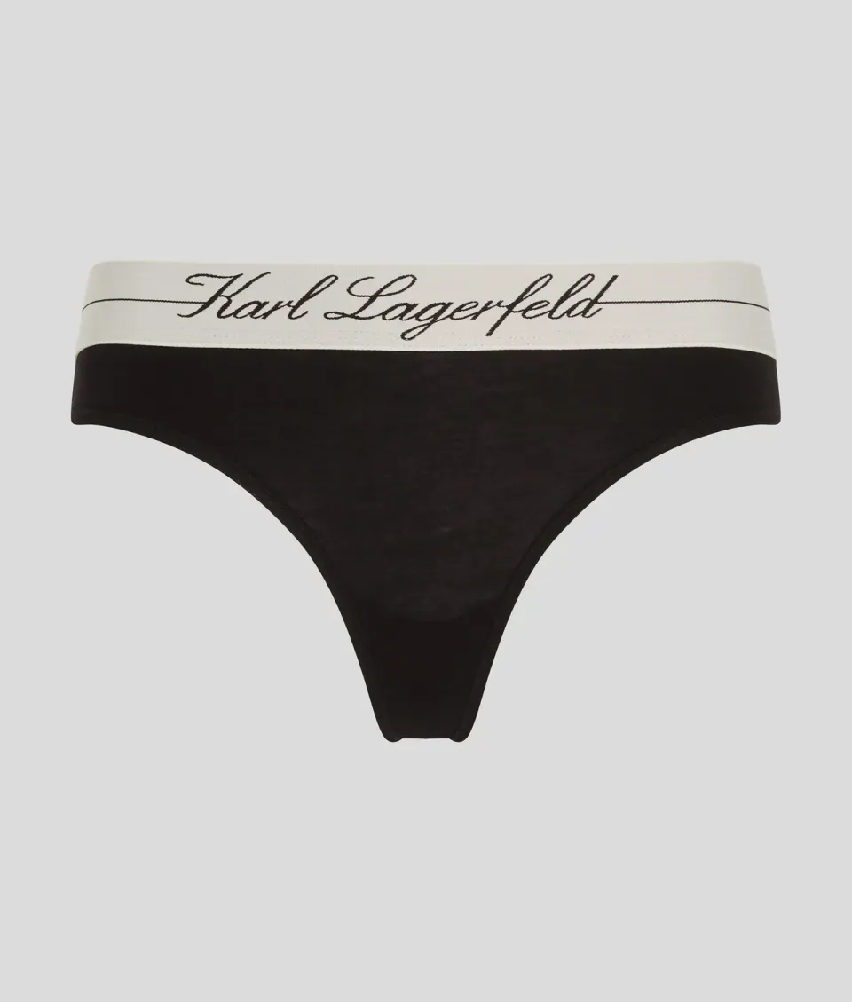 Karl Lagerfeld Hotel Karl String Thong Low-Rise