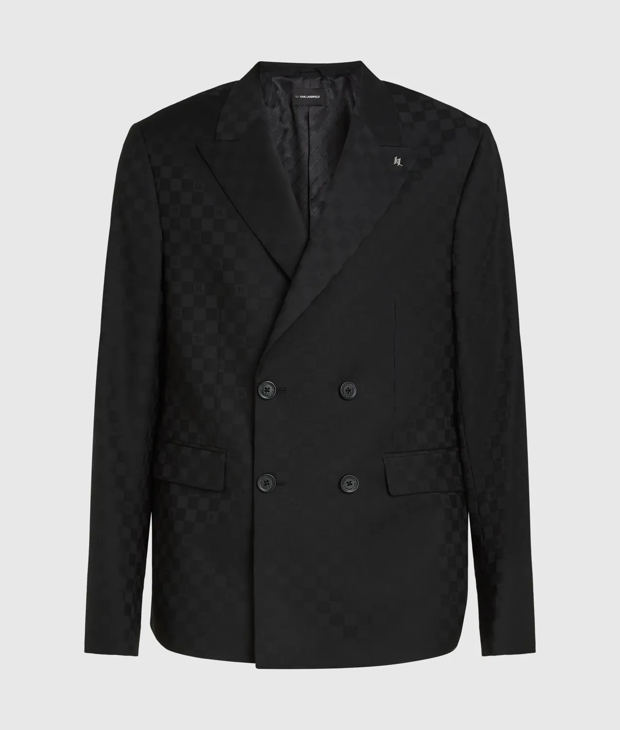 Karl Lagerfeld Checked Blazer doppelreihig kariert