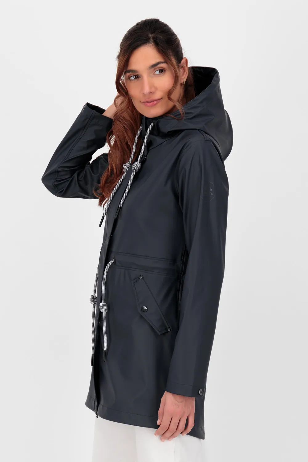Alife & Kickin EloiseAK A Regenparka Dunkelblau Damen