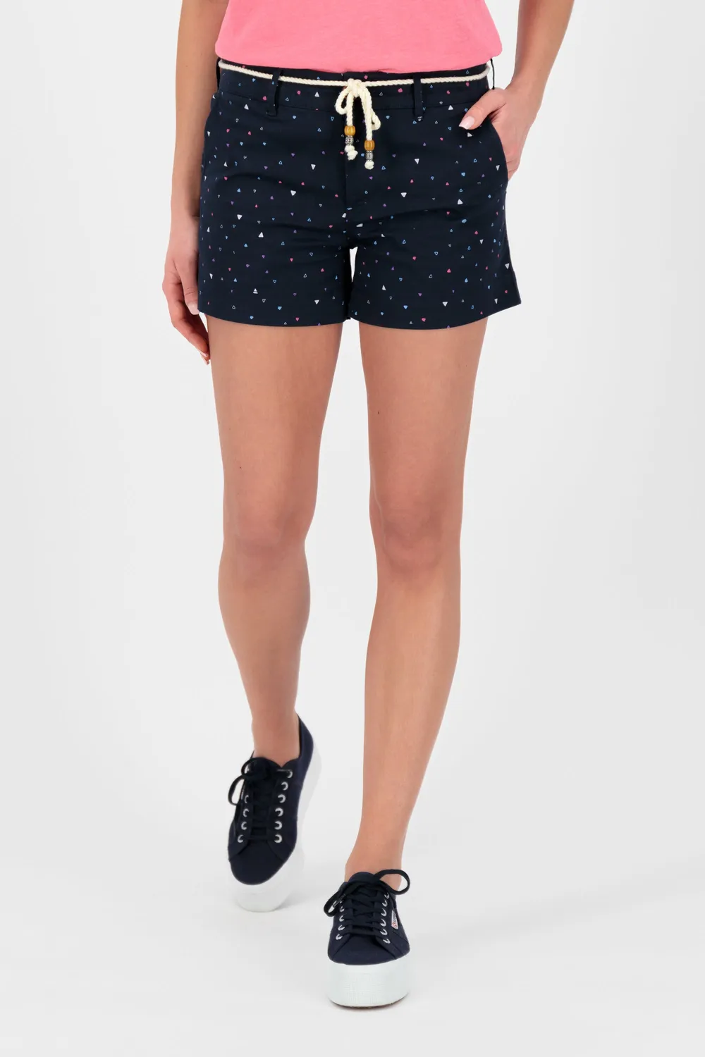 Alife & Kickin JuleAK B Shorts Dunkelblau Damen Baumwolle