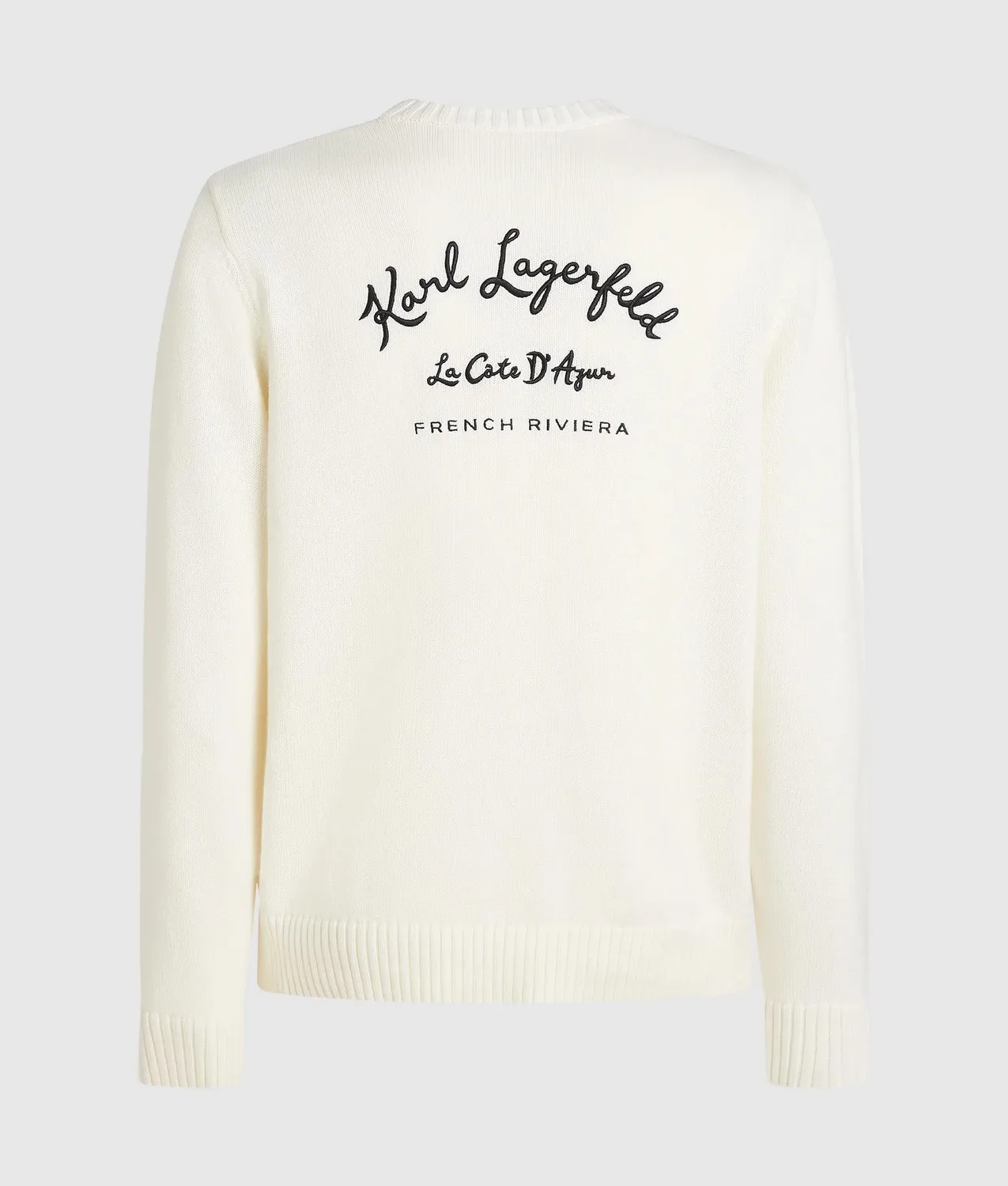 Karl Lagerfeld Côte d'Azur Pullover Baumwolle Gr L