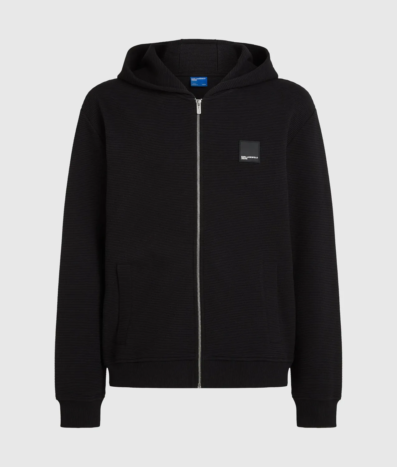 Karl Lagerfeld Jeans Waffle Zip-Up Hoodie Damen Herren