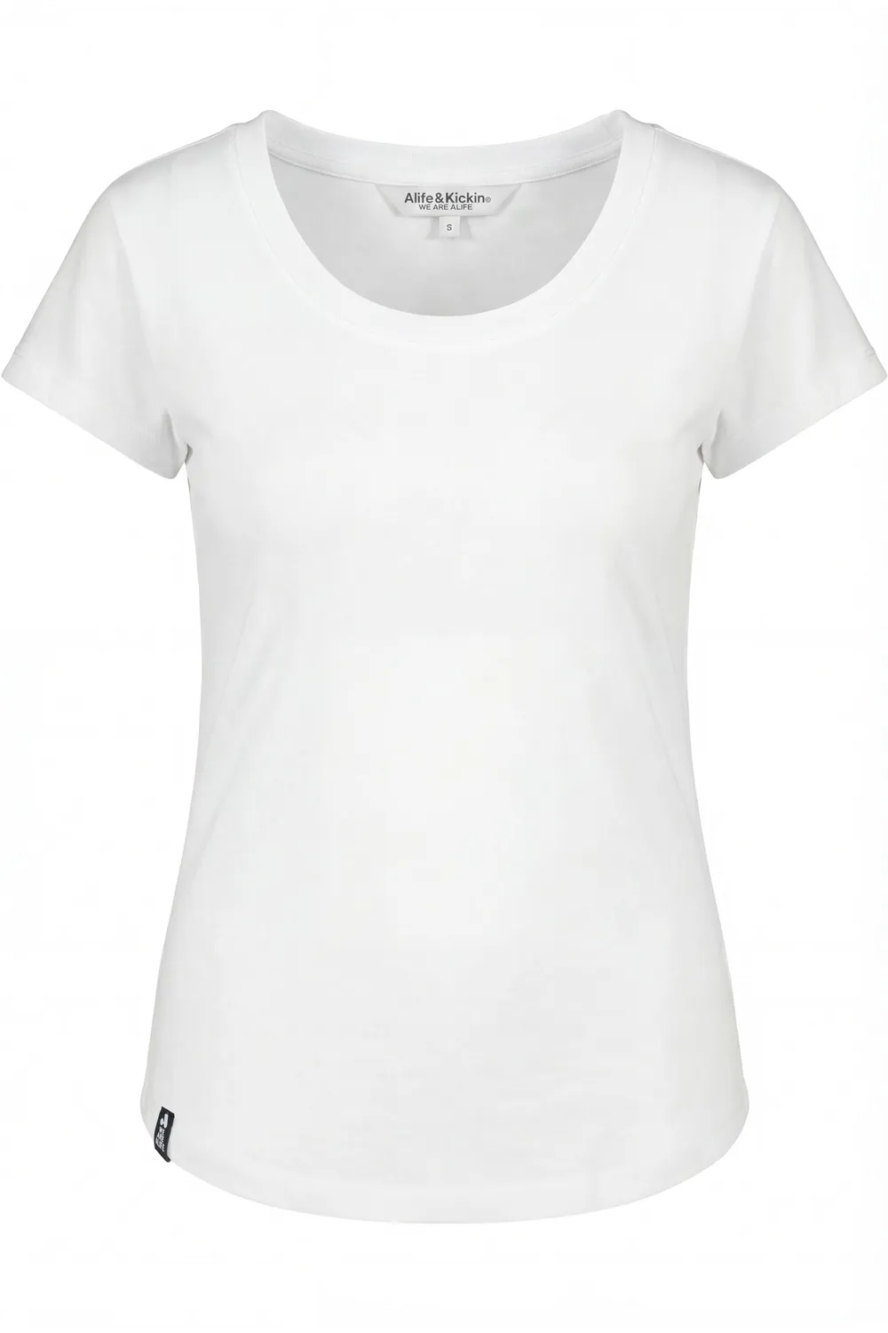 Alife & Kickin EiraAK P T-Shirt Weiß Bio-Baumwolle