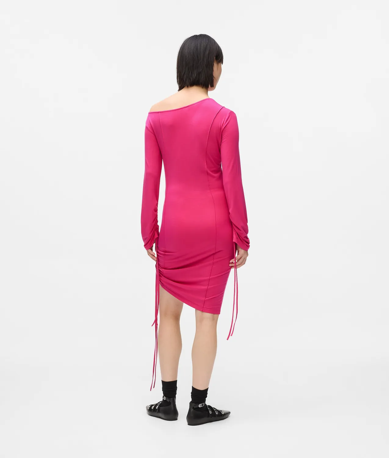 Karl Lagerfeld KL Jeans Off-Shoulder Kleid Drawstring