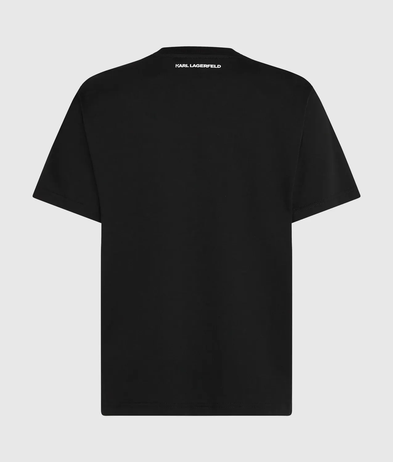 Karl Lagerfeld Signature Bouclé T-Shirt Bio-Baumwolle