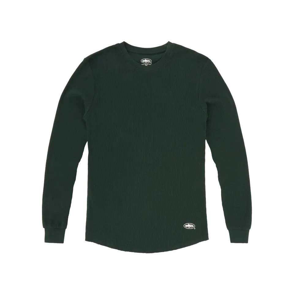 Corteiz Guerillaz Thermal LS Tee Langarmshirt Forest Green