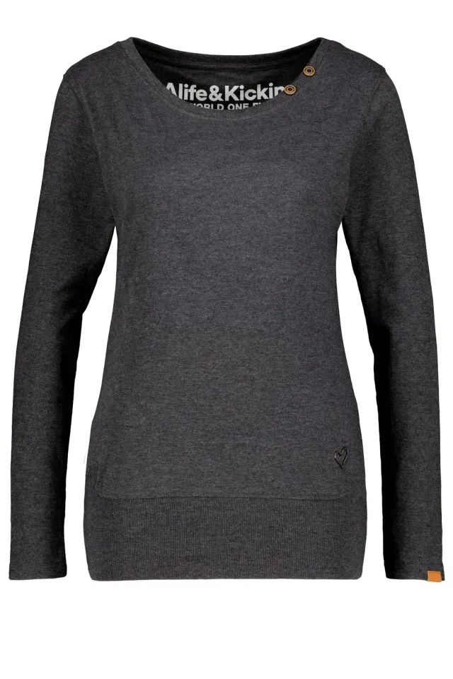 Alife & Kickin ConnyAK A Longsleeve Schwarz Damen