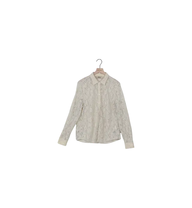 Mos Mosh ReLoved MMKether Lace Shirt L Summer Sand
