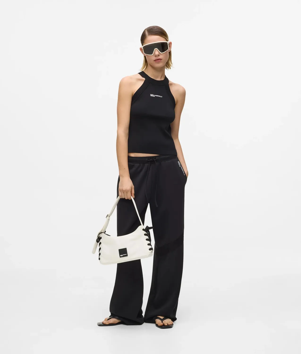 Karl Lagerfeld KL Jeans Racer Stricktop Logo
