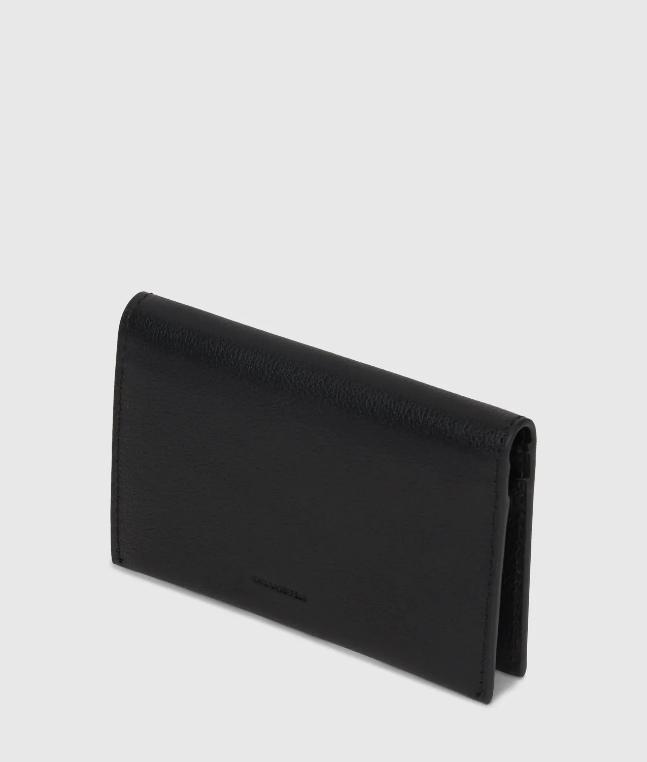 Karl Lagerfeld K/Signature Kartenetui Leder schwarz