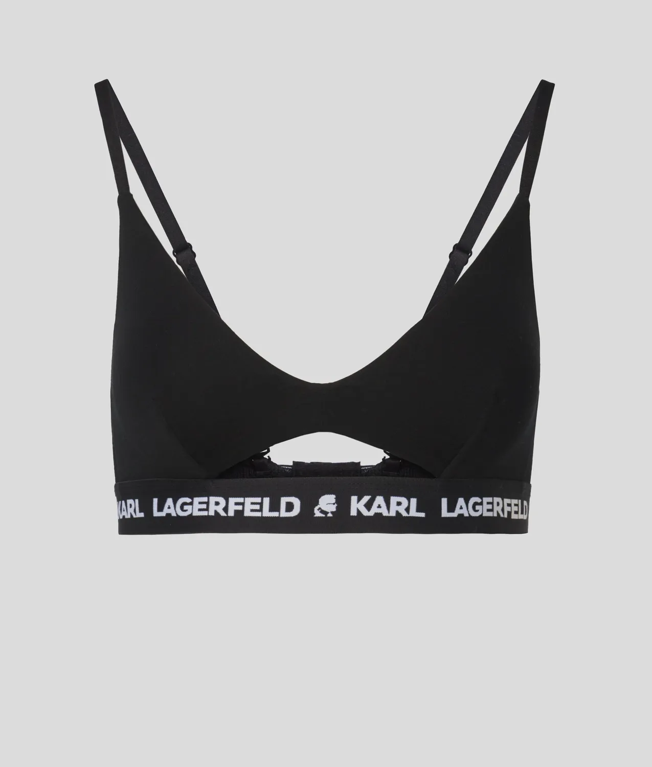 Karl Lagerfeld Logo Peephole BH Sport bügellos XS-XL