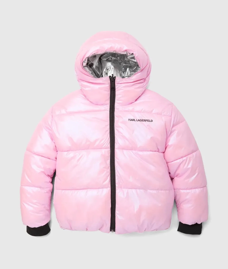 Karl Lagerfeld Girls Wende-Steppjacke 2Y-16Y wasserabweisend