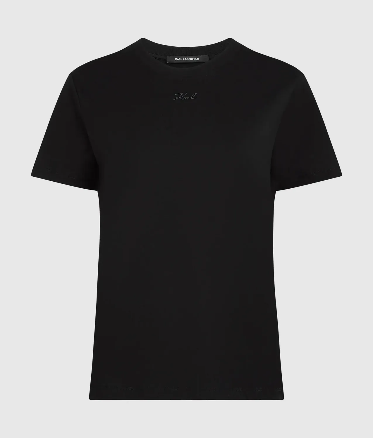 Karl Lagerfeld Signature T-Shirt Bio-Baumwolle regular