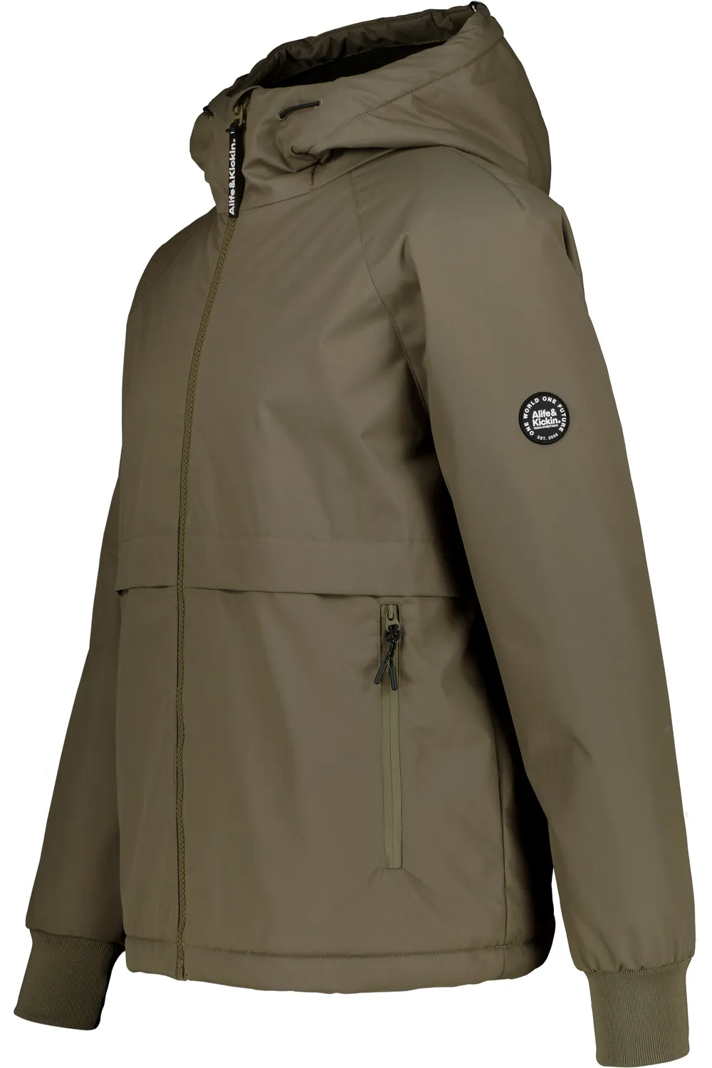 Alife & Kickin MartyAK A Winterjacke Herren dunkelgrün Teddyfutter