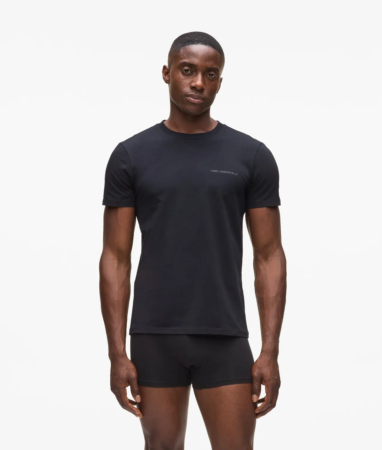 Karl Lagerfeld Logo T-Shirt 2er-Pack hell