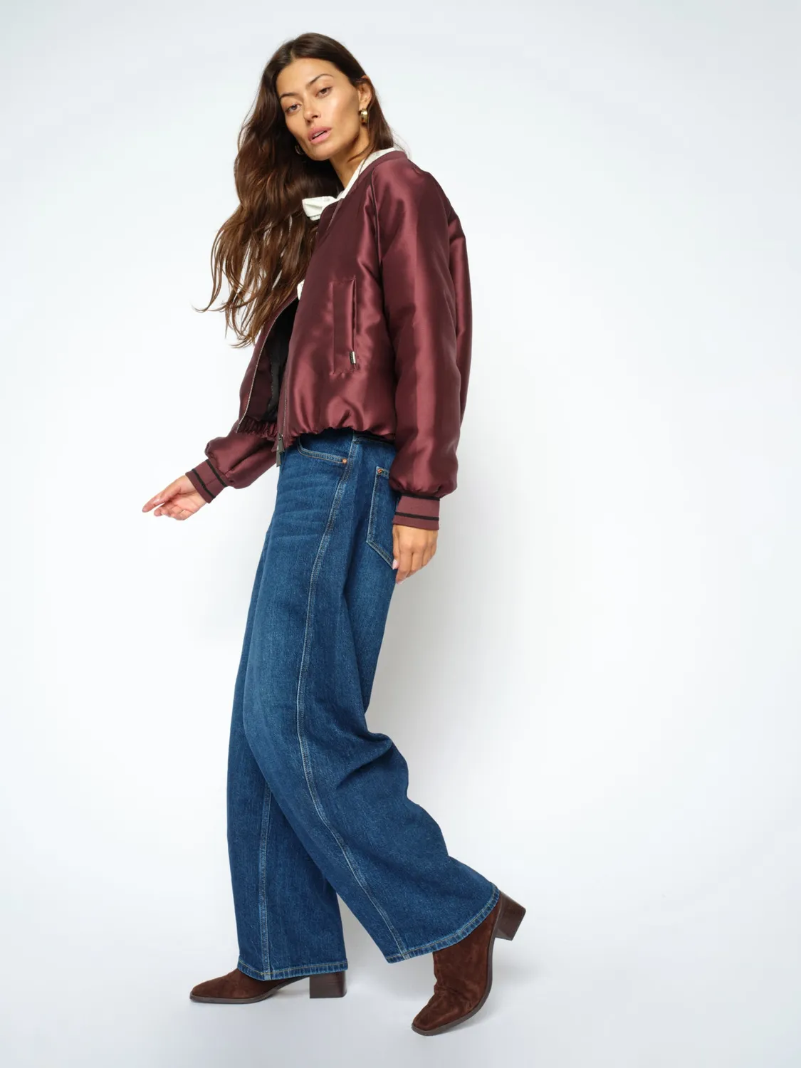 Mos Mosh MMCindy Draciel Jeans Indigo Blue Barrel-Leg