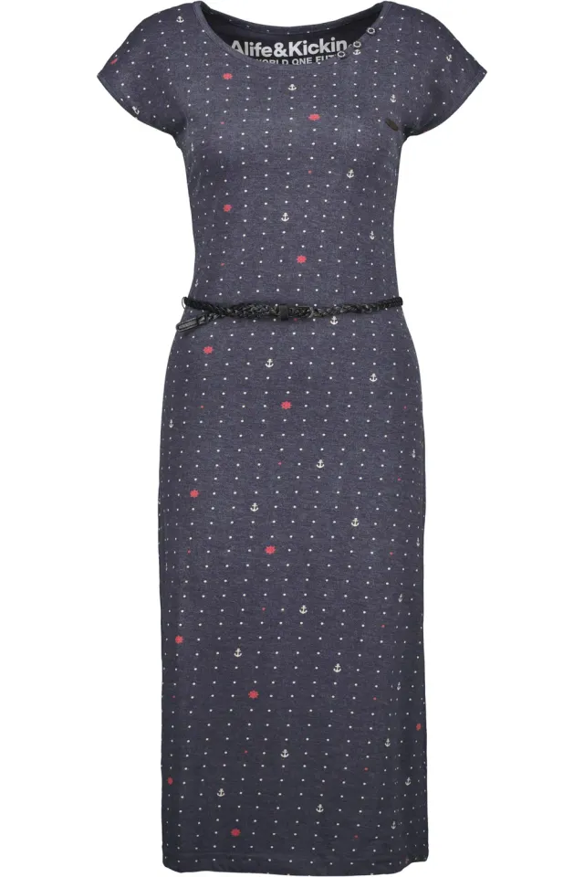 Alife & Kickin MelliAK B Kleid Dunkelblau Jersey kurz