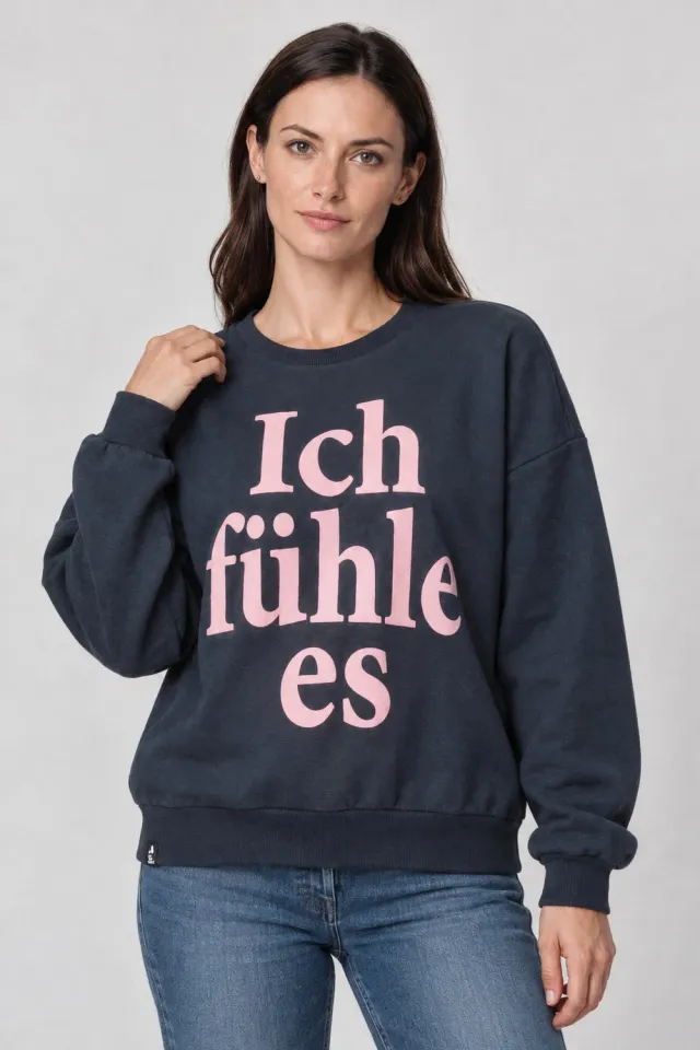 Alife & Kickin ElsaAK P Sweatshirt Pink Dunkelblau Damen