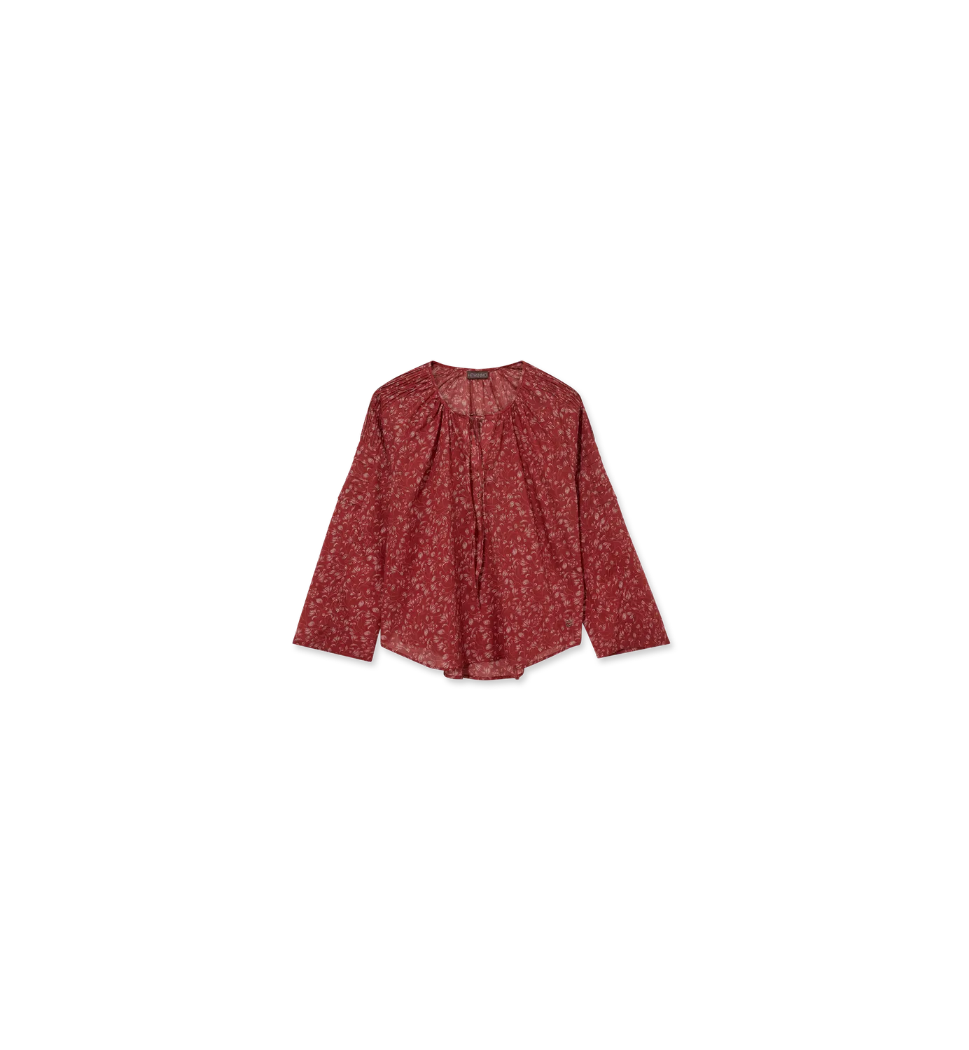 Mos Mosh MMHTip Shade Bluse Burnt Brick Floral XS-XL