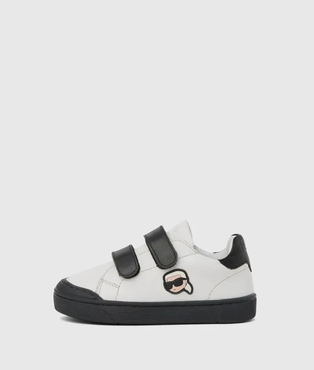 Karl Lagerfeld Ikon Klett Sneaker Jungen Leder