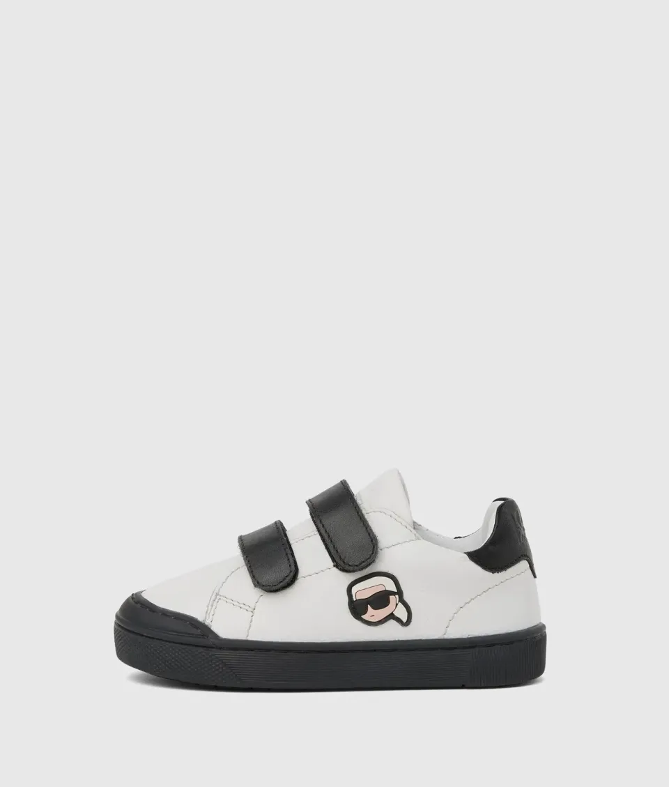 Karl Lagerfeld Ikon Klett Sneaker Jungen Leder