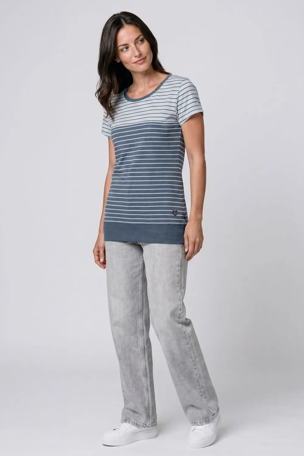 Alife & Kickin CosmaAK B T-Shirt dunkelblau Damen
