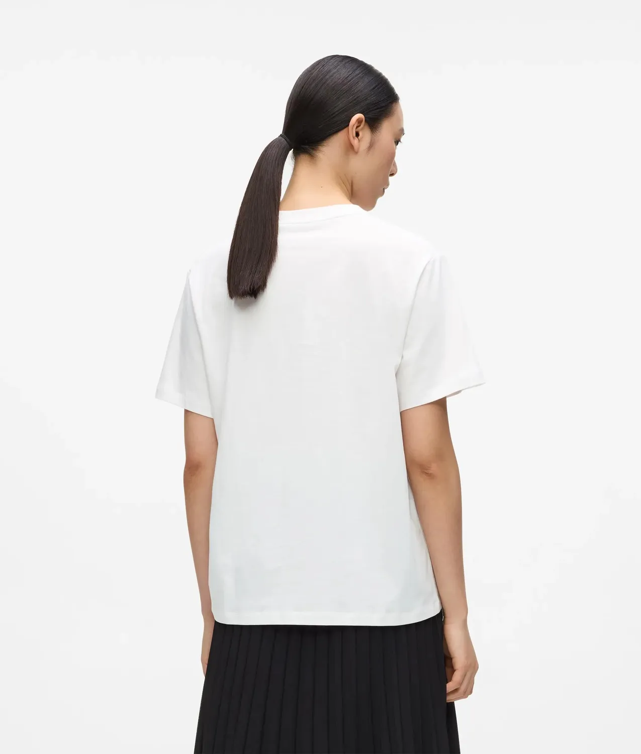 Karl Lagerfeld Signature Relaxed T-Shirt Damen Weiß