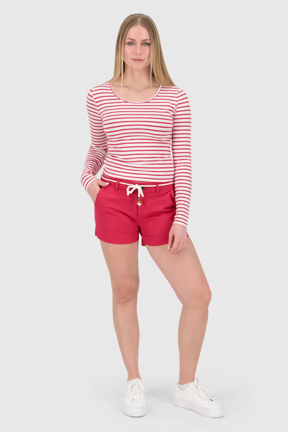 Alife & Kickin ReinaAK A Shorts Rot Damen Sommer