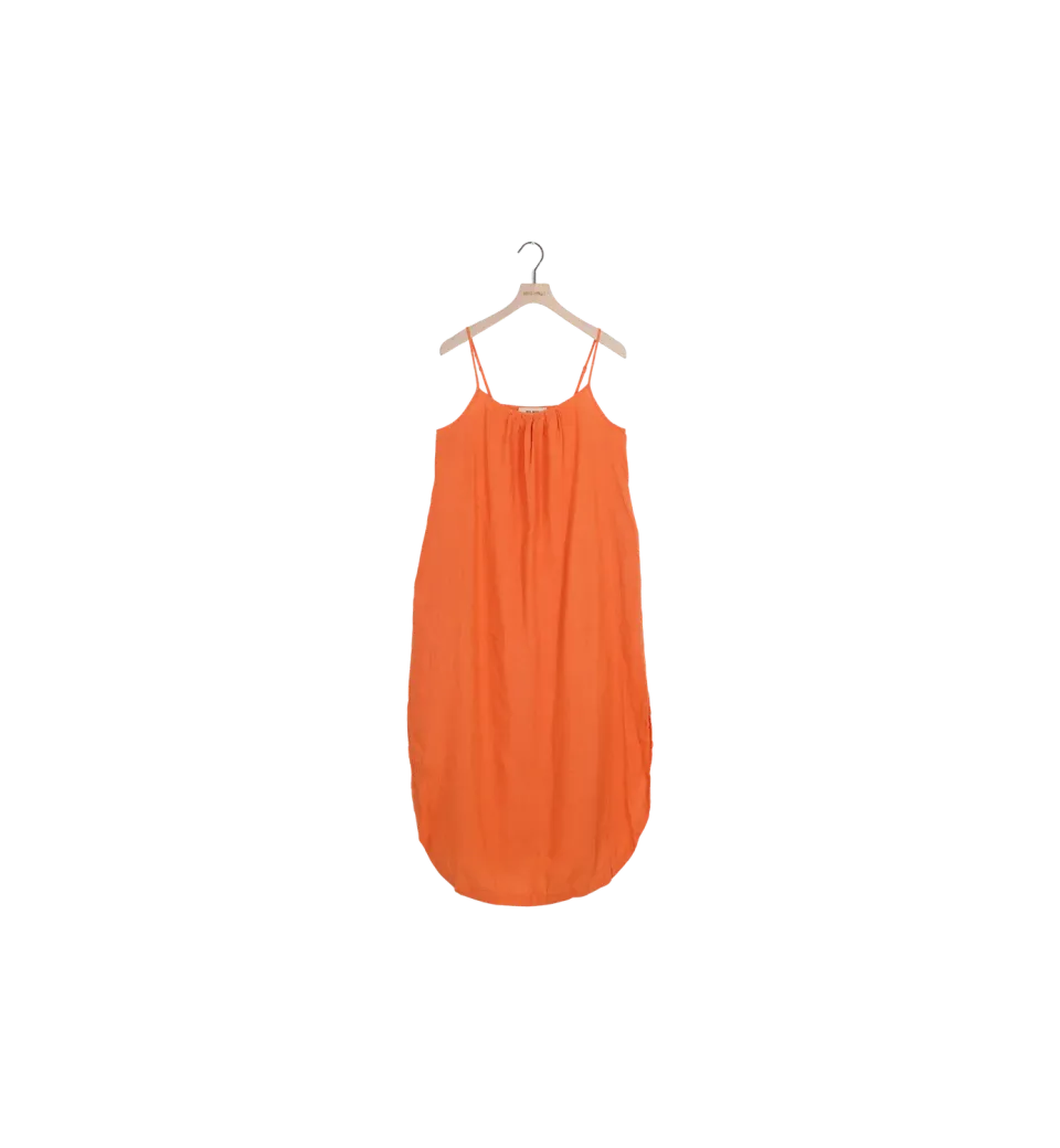 Mos Mosh ReLoved MMShari Leinenkleid Firecracker S