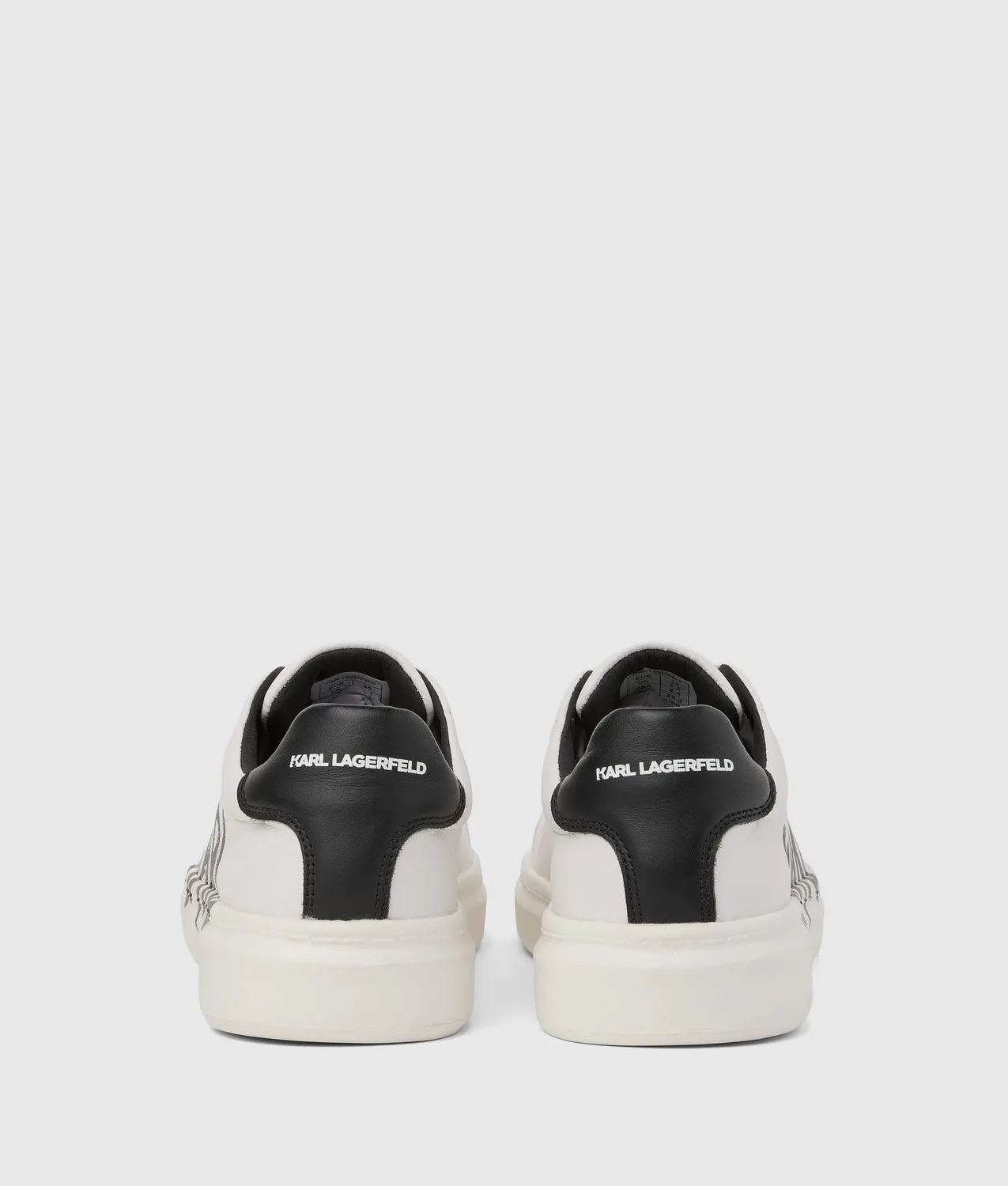 Karl Lagerfeld Boys Graffiti Sneaker Leder Kinder
