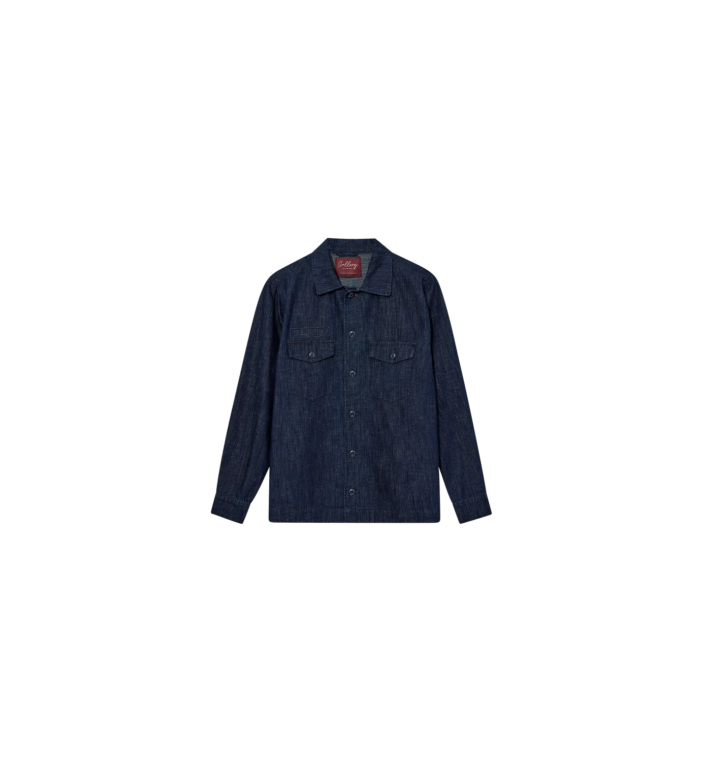 Mos Mosh MMGMarcello Chambray Overshirt Indigo S-XXL