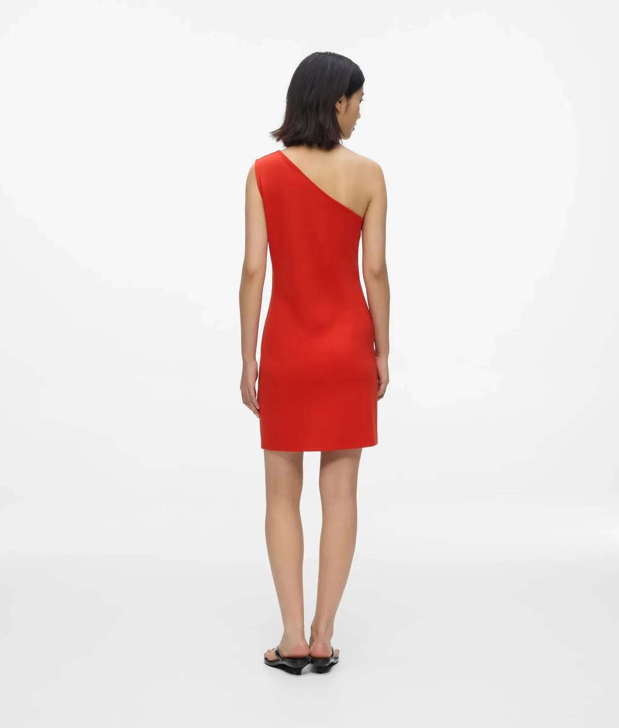 Karl Lagerfeld One-Shoulder Kleid figurbetont