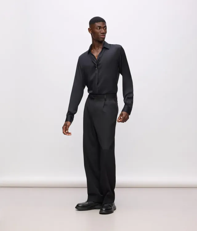 Karl Lagerfeld KL Studio Wollhose Anzughose gerade