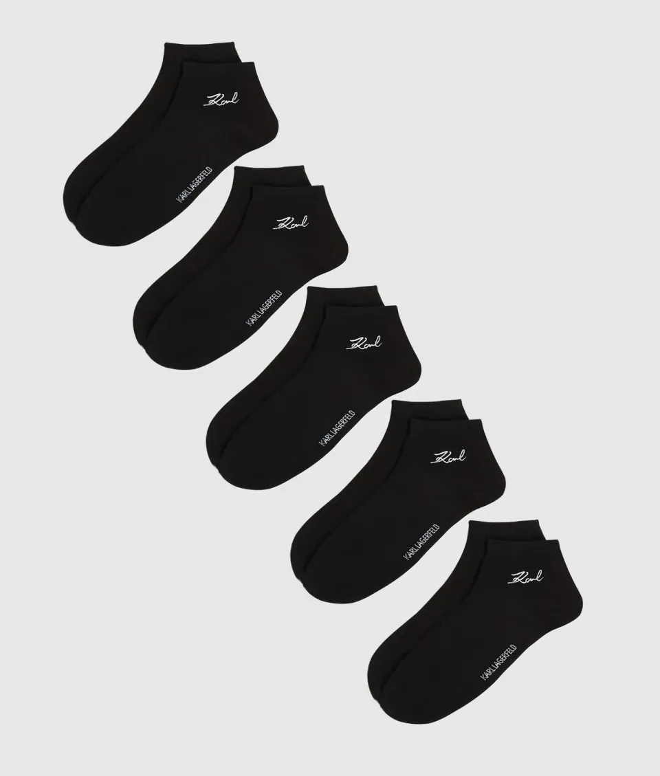 Karl Lagerfeld Signature Socken kurz 5er-Pack